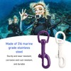 3.5 Inch Round Swivel Eye Bolt Snap Hooks 90mm 316