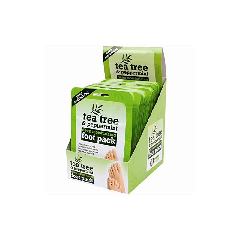 5x Tea Tree Peppermint & Shea Butter Foot Treatment Packs
