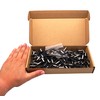 SKIR'CO Pack of 100 Large Flange Aluminium Blind Rivets 4.8