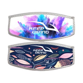 Colcolo Aquatics Scuba Snorkelling Adjustable Neoprene Mask Strap Wrapper Replacement Snorkelling Swimming Headband Snorkel Headband Pink Purple, Pink Purple