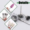 Keadic 69Pcs Rotary Tool Accessories Contains Wool Felt Mounted Mandrel
