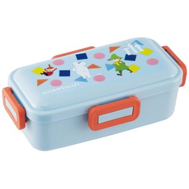 Skater PFLB6AG-A Lunch Box, 18.9 fl oz (530 ml), Moomin, Anime 23, Antibacterial, Fluffy, Domed Lid, For Women, Made in Japan