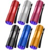 LEAGY 6 Pack UV Ultra Violet Blacklight 9 LED Flashlight
