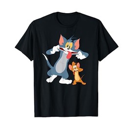 Tom & Jerry Funny Faces T-Shirt, black
