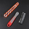 YANYULI Right Angle Ratchet Screwdriver Set, Mini Ratchet Set, 19