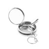 Cutefly Travel On The Go Ashtray Keyring Stainless Steel Silver