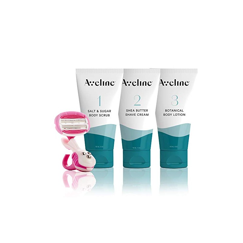 Aveline Exfoliante Exfoliante Corporal para Mujer con Sal y azúcar,