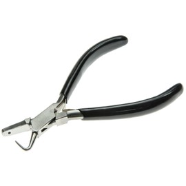 EuroTool Dimple Plier, Hooked Jaw, 1mm, Black