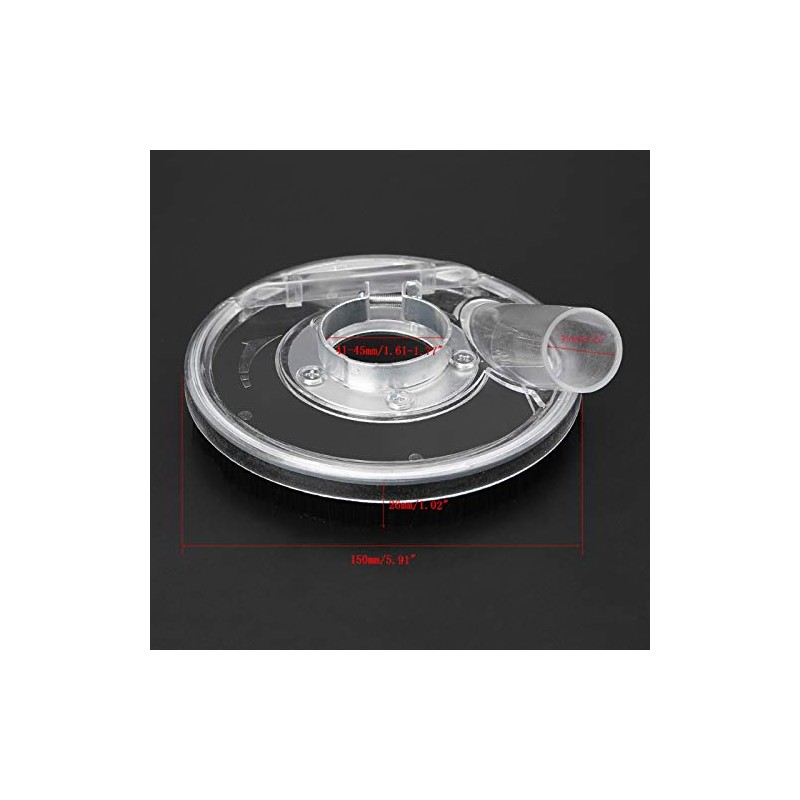 Flushbay Dust Collection Cover for Disc Grinder 80~125mm Dustproof Dust