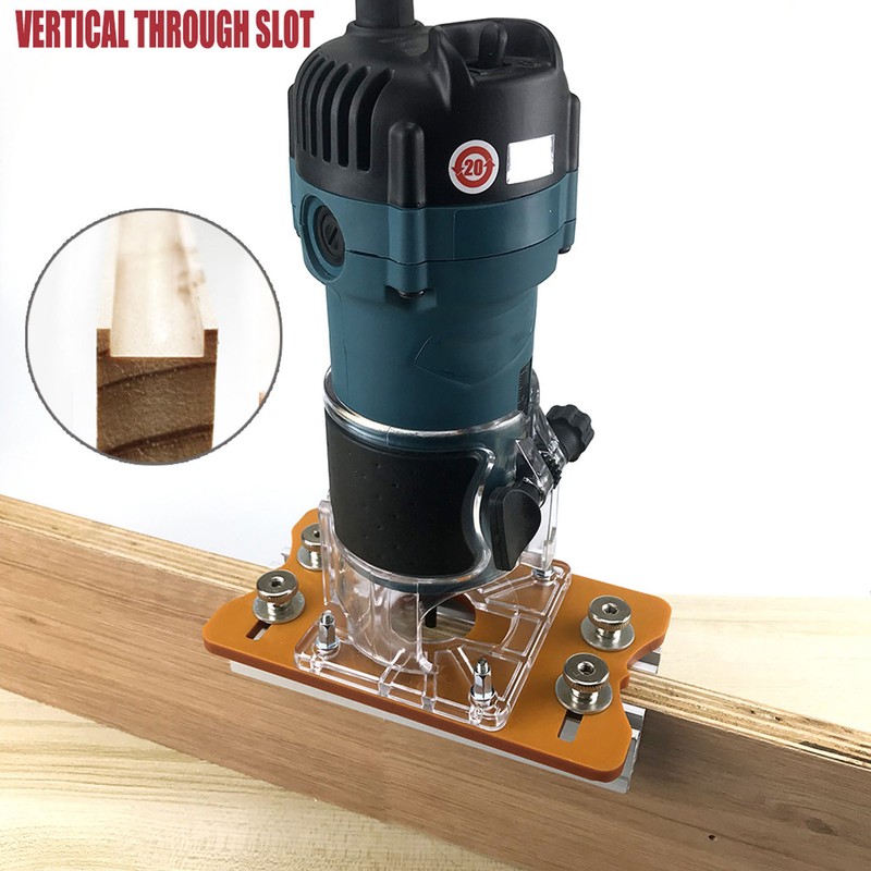 Wood Router Table Insert Plate High Accuracy Router Slotting Positioning