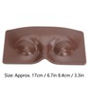 Eye Makeup Practice Board Closing Eyes Reusable Silicone Mannequin Face
