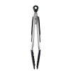 OXO – Pinzas con buen mango con extremo de silicona,