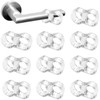 10 Pack Topes para Manijas de Puertas Protector Pared Goma