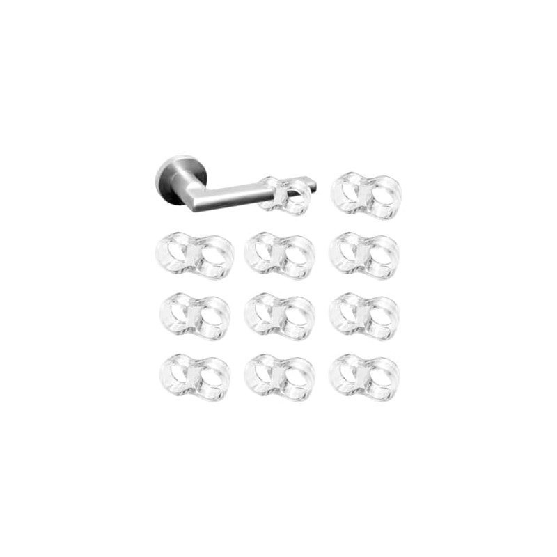 10 Pack Topes para Manijas de Puertas Protector Pared Goma