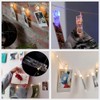 100 Pcs Mini Clear Photo Clips, Mini Clothespins Clip, Clothes