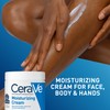 CeraVe Moisturizing Cream, Body and Face Moisturizer for Dry Skin,
