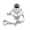 DERNORD 2 Pcs Sanitary Female Threaded Ferrule Pipe Fittings +