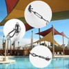 Shade&Beyond 304 Marine Grade Shade Sail Hardware Kit 5 inch