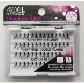 ARDELL (LOT OF 15) Ardell Duralash Knot-Free DOUBLE UP MEDIUM Individual Eyelashes