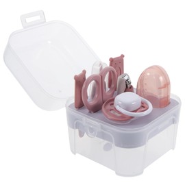 KOMBIUDA 1set Nail Clipper Newborn Nail Care Kit Scissors and File Safe Grooming Tools for Toddlers for Fingernail and Toenail Trimming