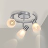 HiBay LED 3-Light Track Lighting Kit, Adjustable Ceiling Light Fixture