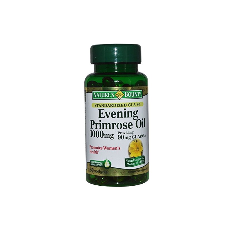 Nature's Bounty Evening Primrose Oil 1000 mg Softgels 60 ea