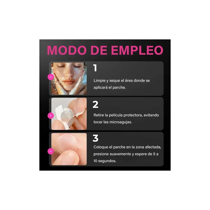 Parches Acne Con Micropuntos Granos,barros,día Y Noche Acneica Día/noche