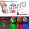 DMWD 20Amp 12V-24V Horn Push Button Switch 16mm Heavy Duty