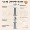 Manual Coffee Grinder Portable Hand Crank Coffee Bean Grinder for