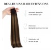 Doores Extensiones Cabello Real 14in Balayage Natural A Castañ 50gr