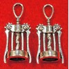 50-Pcs. Silver Wine Bottle Opener Corkscrew Charms Drops Q0341 -