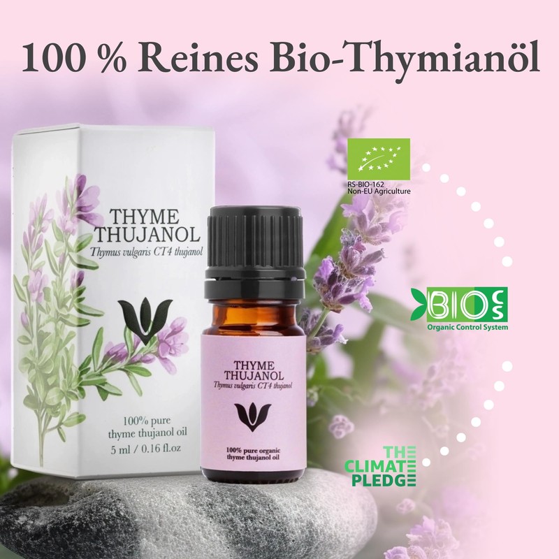 SANICULA Thyme Oil - 100% Pure Thyme Thujanol Essential Oil,