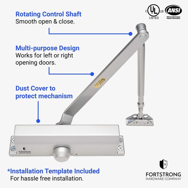 Commercial Door Closer Heavy Duty - Automatic Door Closer for