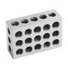 jojofuny 23hole Milling Machine Vise Parallel Pad Flat Contours Block