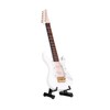 Minature Electric Guitar Wooden Mini Instrument Model Suitable for Gifts