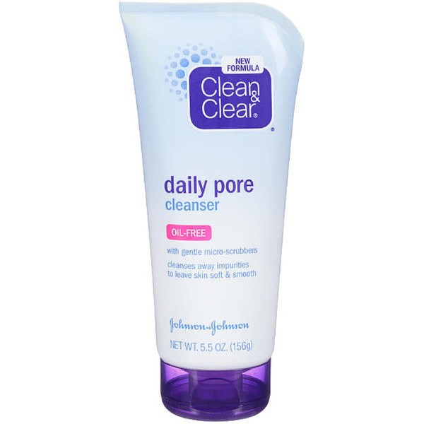 CLEAN & CLEAR Daily Pore Cleanser Oil-Free 5.50 oz (Pack of 3)
