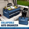K KNODEL Car Trunk Organizer with Lid, Collapsible Car Trunk