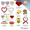 PinMart Enamel Lapel Pin Candy Heart, 10 Pack