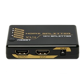 1x4 HDMI Splitter with Full 3D & 4K Support