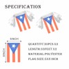 Lebei 2 Pack Puerto Rico Flag Banner String Small Mini