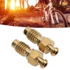 2Pcs Disc Brake Bleeder Screw Titanium Alloy M6 Rust Resistance