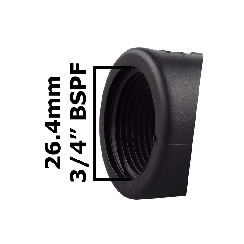 Water butt/rain barrel/water storage tank barbed hosetail for overflow/outlet,1/2"-2" options