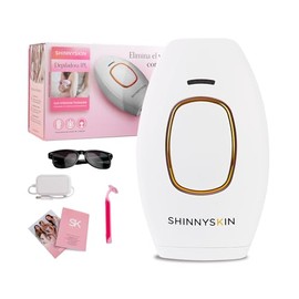 ShinnySkin - Depiladora Lser Profesional IPL para Todo el Cuerpo - Eliminacin del Vello Sin Dolor - 5 Niveles de Intensidad - Resultados Notorios en  