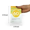 60 day Baby Due Date Count Down 5.75"x3.75" Orange Green