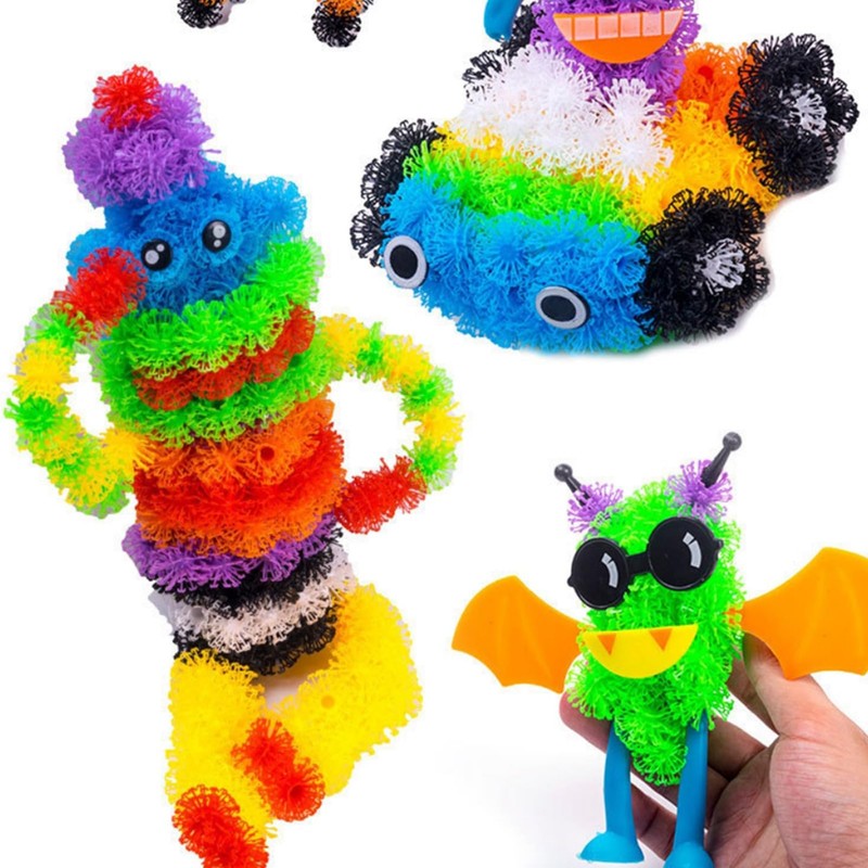 Srliya Educational Sticky Balls, DIY Building Block Toy Children from