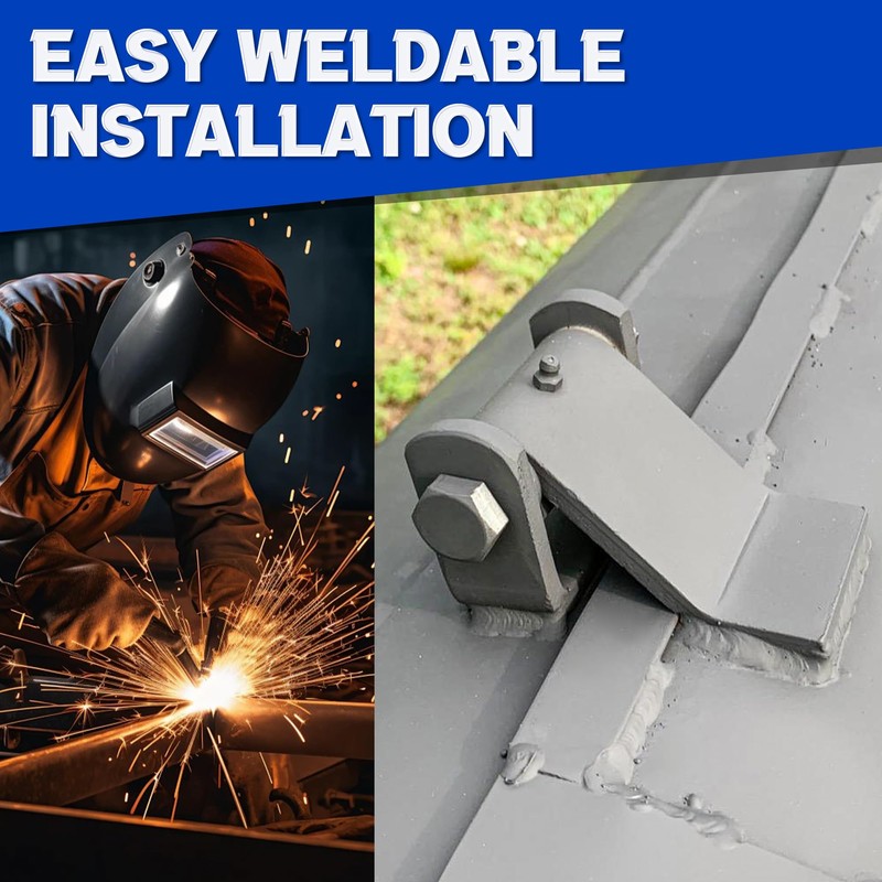 Lonffery Steel Dump Trailer Hinge, Weld on Heavy Duty Trailer