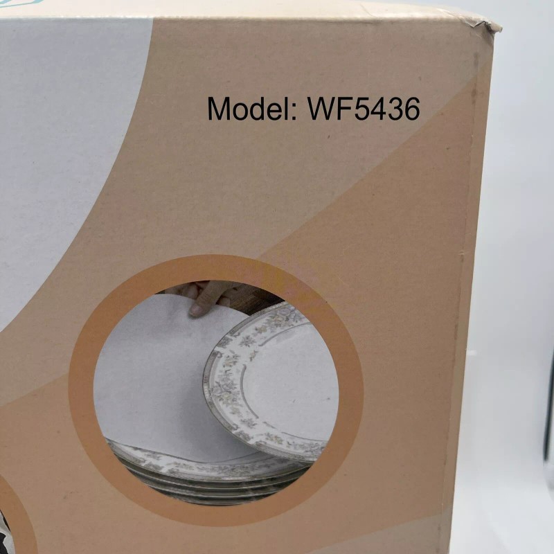 Woffit China Storage Containers - 6 Pack, Quilted Dinnerware &