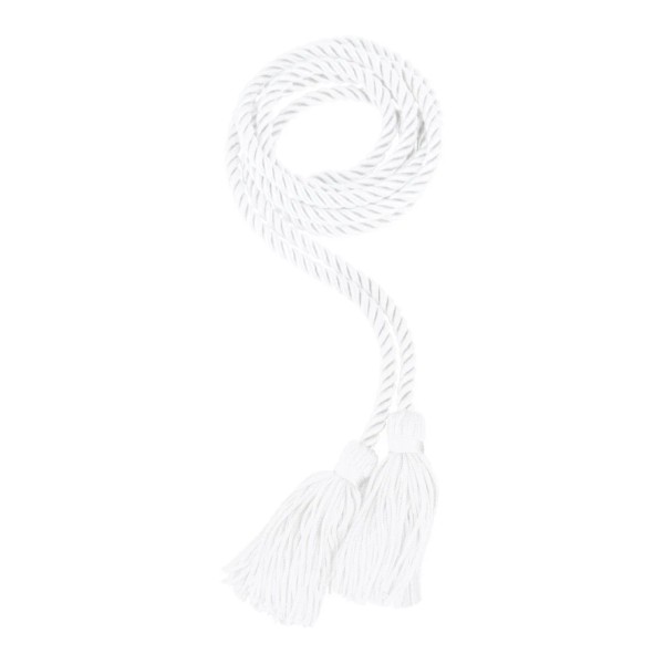 Clerkmans White Graduation Honor Cord - High School Honor Cords