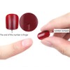 QQPPOLIU Press on Nails,Green Press on Nails Short Square Nails