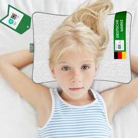 HERZtal Baby Pillow / Children's Pillow, Very Good Rated, Children's Pillow 52 x 32 x 6 cm, Ökotex Certified, Sustainable, Independently Certified (2-5 Years)